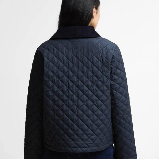 Young Ideas & Henmores - Aylesby Quilted Jacket - GN31 Dusky Green - 8
