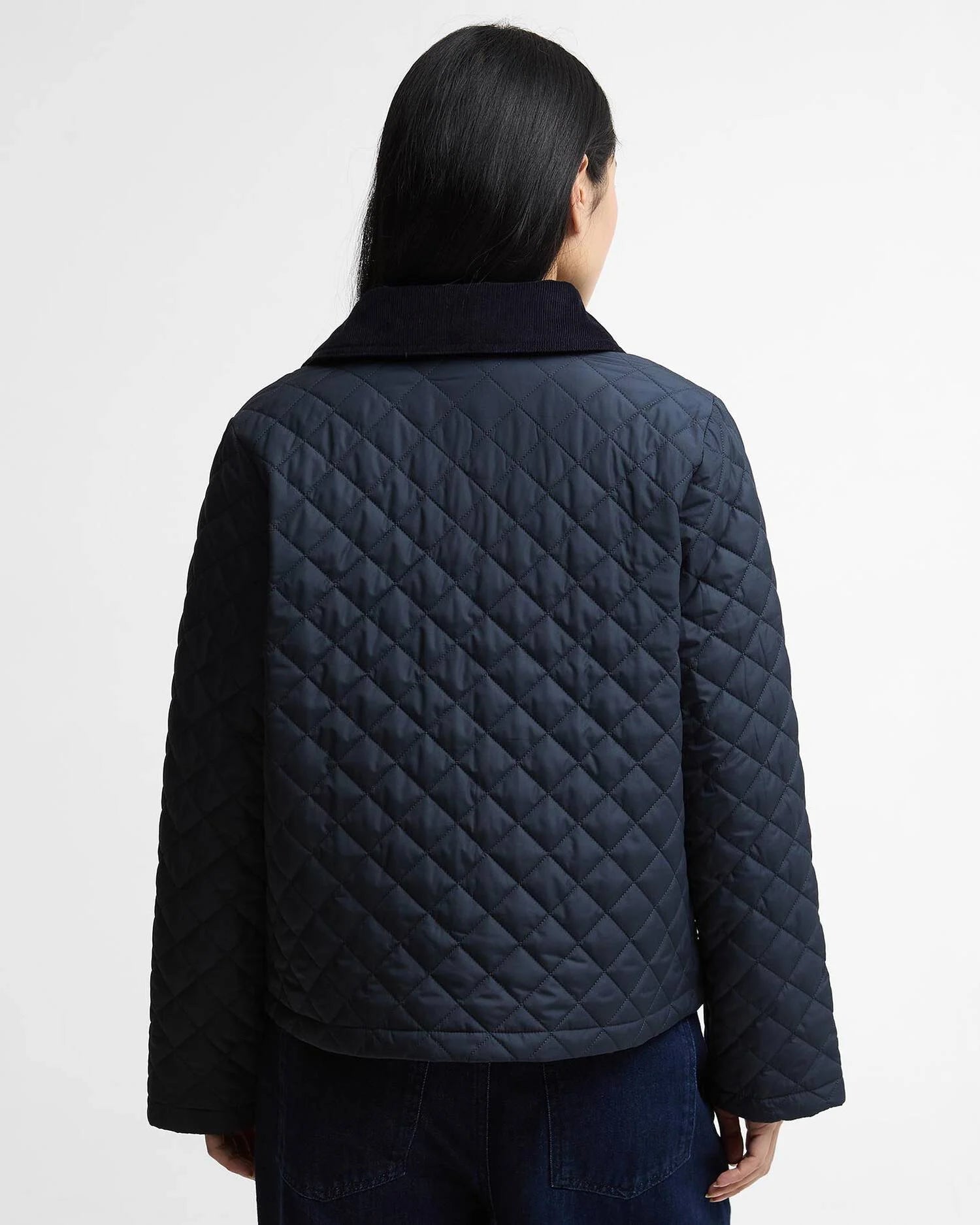 Young Ideas & Henmores - Aylesby Quilted Jacket - GN31 Dusky Green - 8