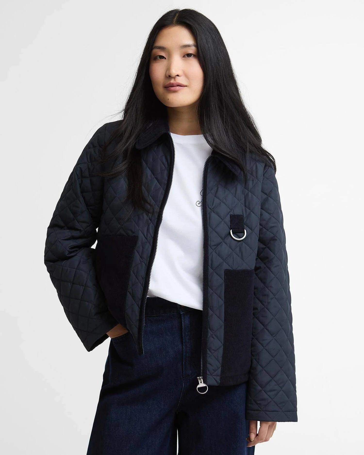 Young Ideas & Henmores - Aylesby Quilted Jacket - GN31 Dusky Green - 8