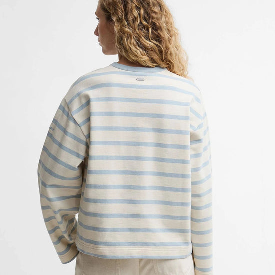 Young Ideas & Henmores - Aylesby Striped Sweatshirt - NY96 Dark Navy/Cloud Stripe - 8