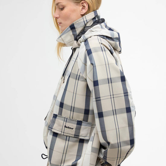 Young Ideas & Henmores - Ballina Check Showerproof Jacket - NY51 Dress Navy Tartan - 8