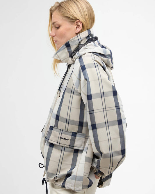 Young Ideas & Henmores - Ballina Check Showerproof Jacket - NY51 Dress Navy Tartan - 8