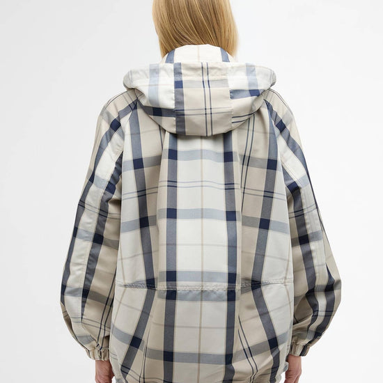 Young Ideas & Henmores - Ballina Check Showerproof Jacket - NY51 Dress Navy Tartan - 8