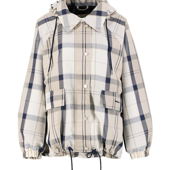 Young Ideas & Henmores - Ballina Check Showerproof Jacket - NY51 Dress Navy Tartan - 8