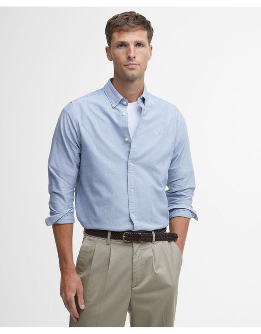 Young Ideas/Henmores - Barbour Chambray Crest Tailored Fit Shirt - BL15 Chambray - M