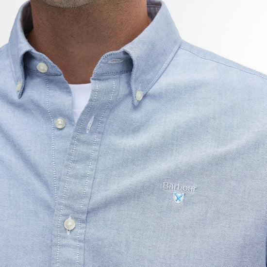 Young Ideas/Henmores - Barbour Chambray Crest Tailored Fit Shirt - BL15 Chambray - M