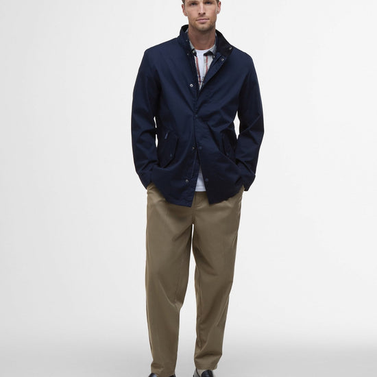 Young Ideas/Henmores - Barbour City Chelsea Waterproof Jacket - NY73 Navy/Bleached Pine - M