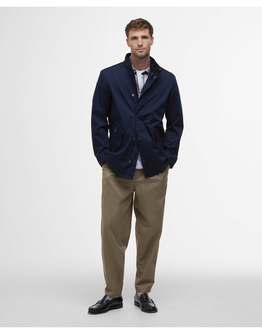 Young Ideas/Henmores - Barbour City Chelsea Waterproof Jacket - NY73 Navy/Bleached Pine - M