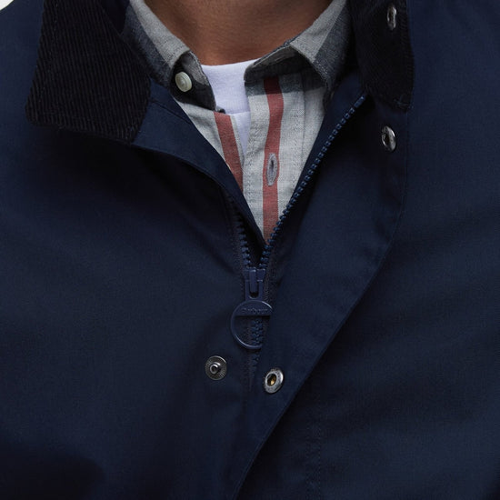 Young Ideas/Henmores - Barbour City Chelsea Waterproof Jacket - NY73 Navy/Bleached Pine - M