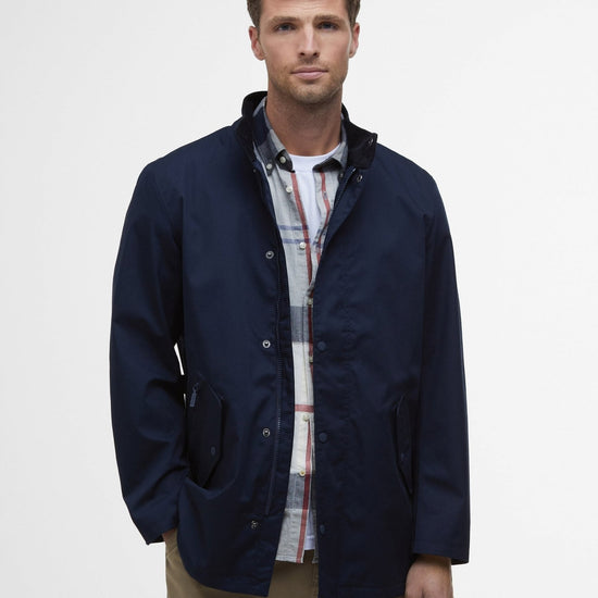 Young Ideas/Henmores - Barbour City Chelsea Waterproof Jacket - NY73 Navy/Bleached Pine - M