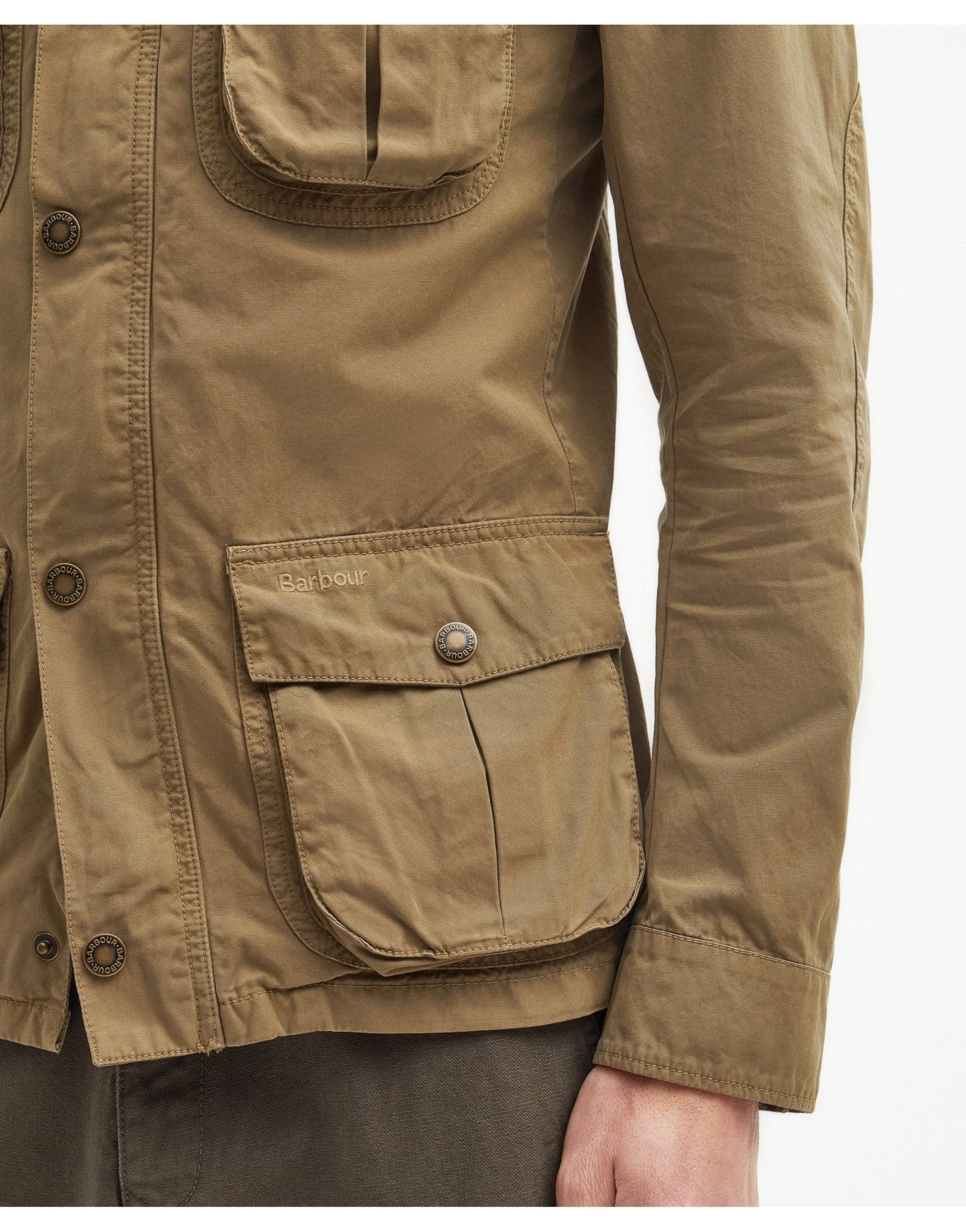 Young Ideas/Henmores - Barbour Corbridge Casual Jacket - OL11 Bleached Olive - M