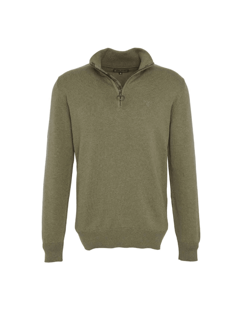 Young Ideas/Henmores - Barbour Cotton 1/2 Zip Jumper - BE12 Dark Chambray - M