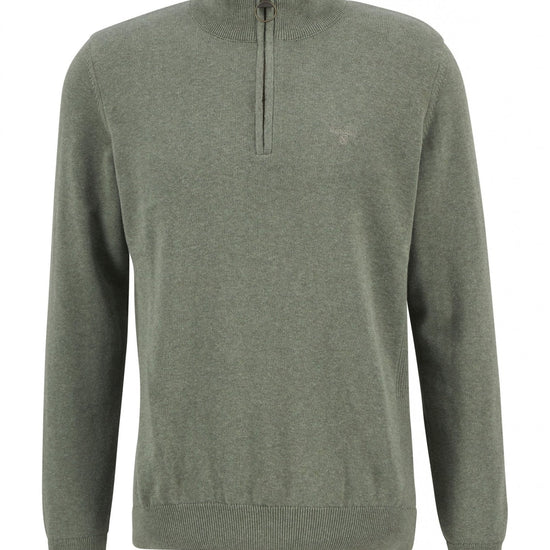Young Ideas/Henmores - Barbour Cotton 1/2 Zip Jumper - BE12 Dark Chambray - M