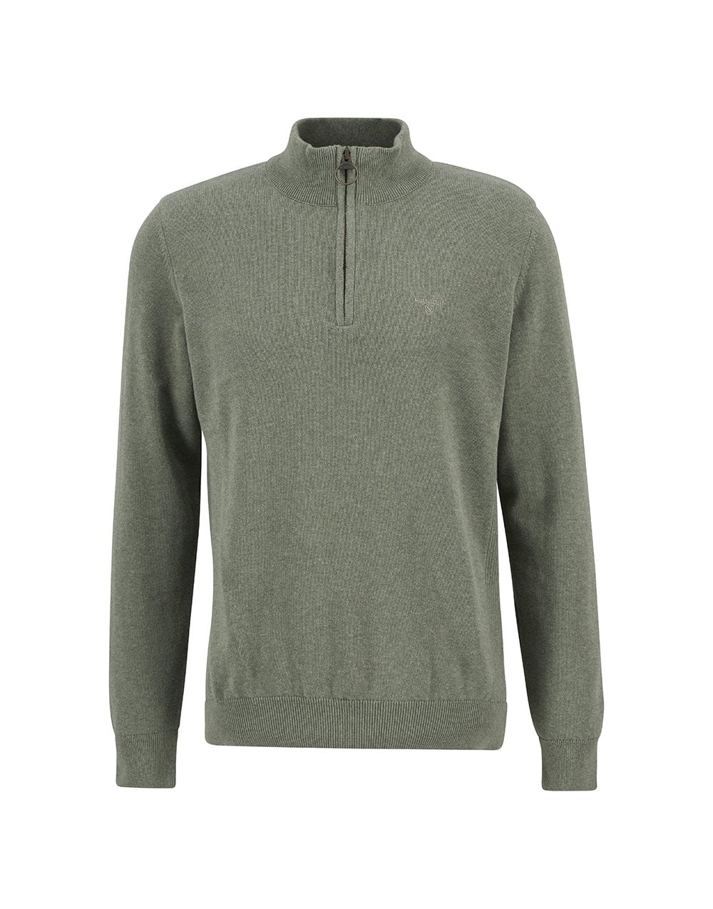 Young Ideas/Henmores - Barbour Cotton 1/2 Zip Jumper - BE12 Dark Chambray - M