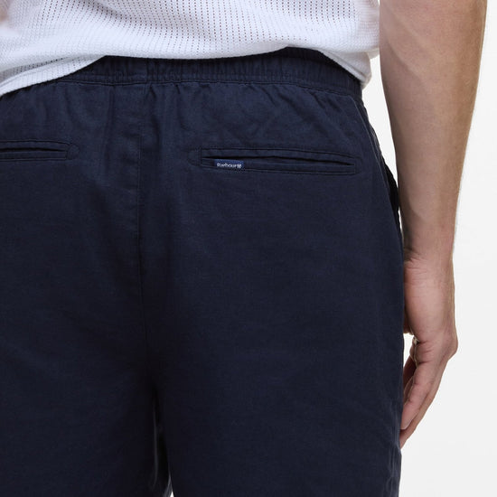 Young Ideas/Henmores - Barbour Cotton Linen Relaxed Short - GY18 Mist - M