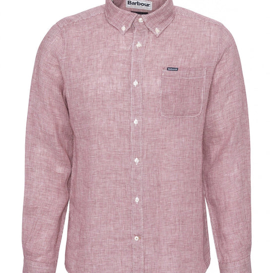 Young Ideas/Henmores - Barbour Linton Tailored Shirt - RE25 Red Spice - M