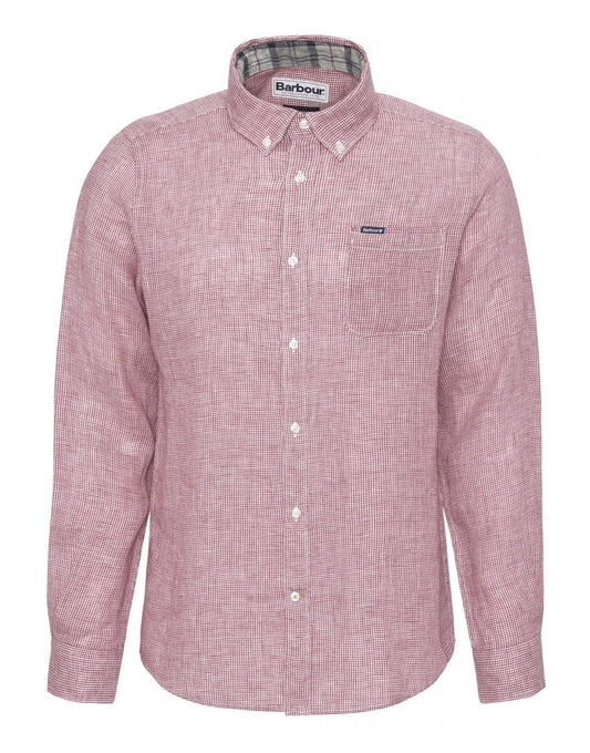 Young Ideas/Henmores - Barbour Linton Tailored Shirt - RE25 Red Spice - M