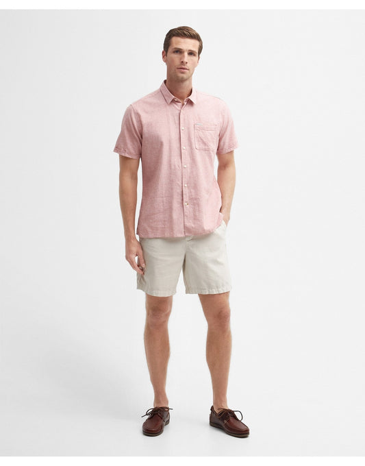 Young Ideas/Henmores - Barbour Nelson S/S Summer Fit Shirt - BE12 Mist - M