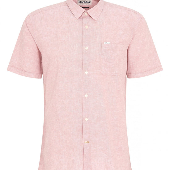 Young Ideas/Henmores - Barbour Nelson S/S Summer Fit Shirt - BE12 Mist - M