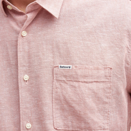 Young Ideas/Henmores - Barbour Nelson S/S Summer Fit Shirt - BE12 Mist - M