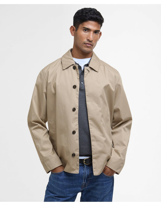 Young Ideas/Henmores - Barbour Short Rokig Waterproof Jacket - ST71 Washed Stone - M