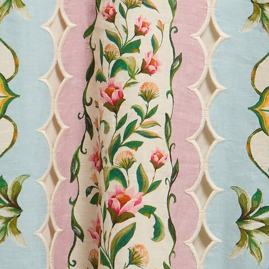 Young Ideas & Henmores - Barbour X Farm Rio Petal Dress - WH12 Cream Spring Petal Flower Print - XS