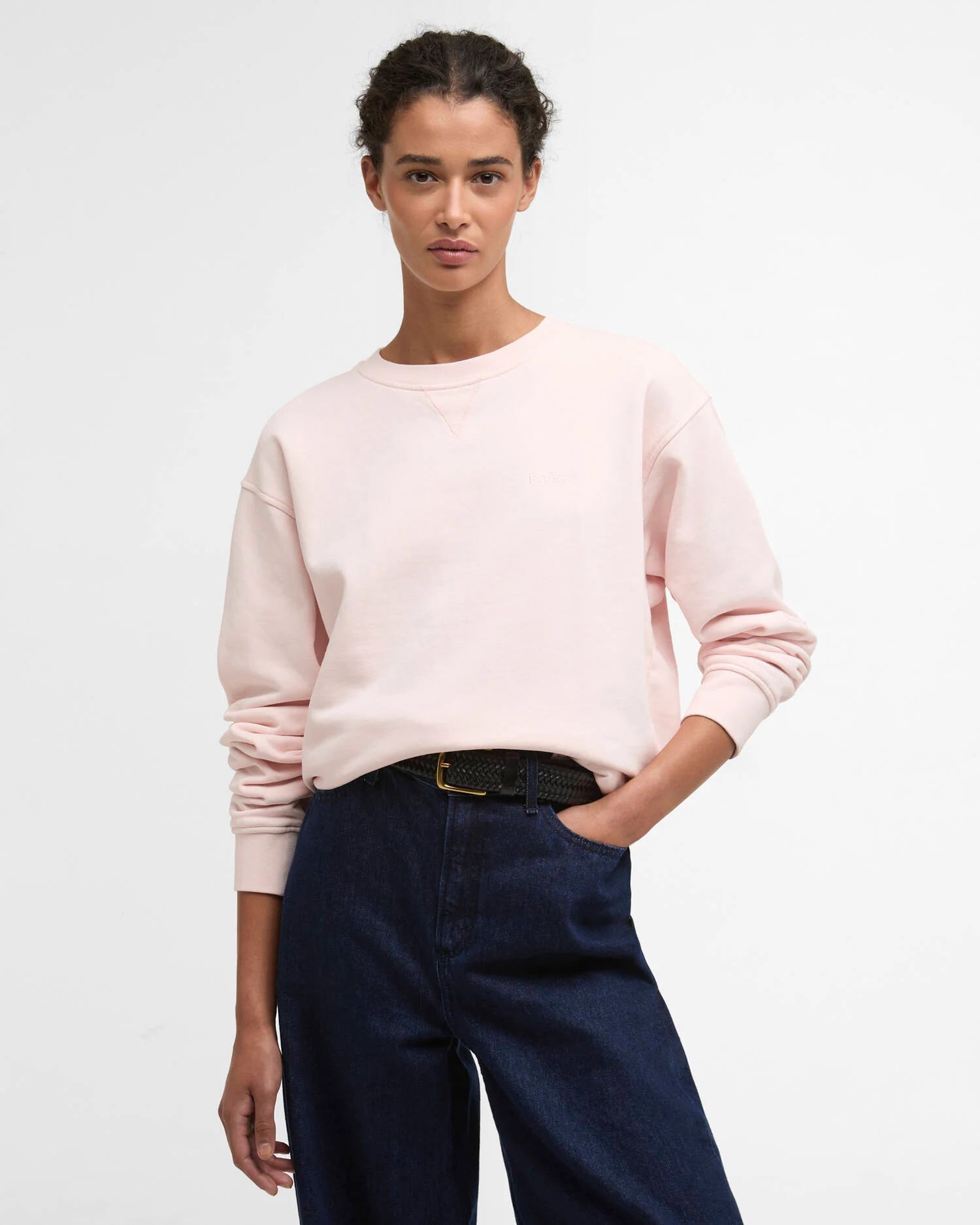 Young Ideas & Henmores - Bede Oversized Crew Sweatshirt - PI37 Pink - 8