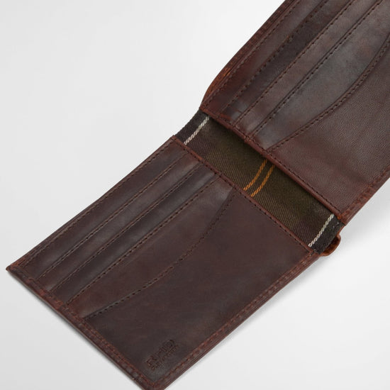 Young Ideas/Henmores - Bilton Leather Wallet - BR71 Burnt Chocolate Brown - OS