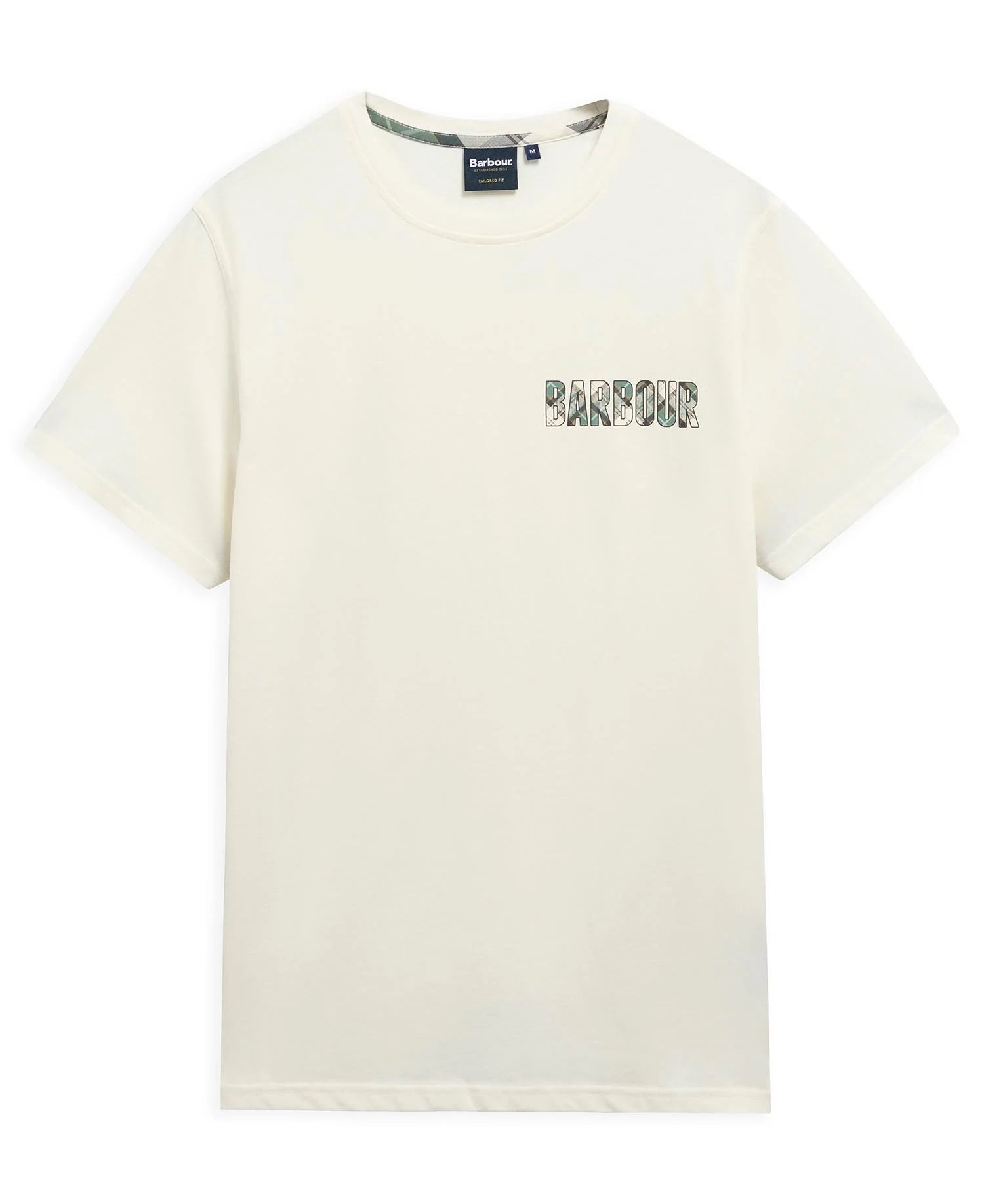 Young Ideas & Henmores - Birdsall Graphic Tailored T-Shirt - WH32 Whisper White - M