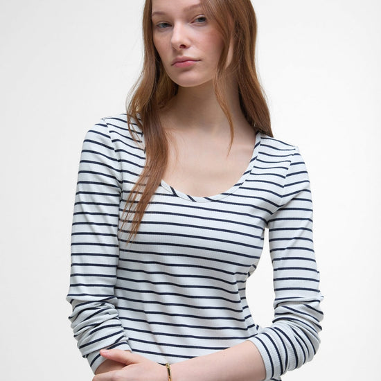Young Ideas/Henmores - Blake Top - WH71 Cloud Stripe - 8