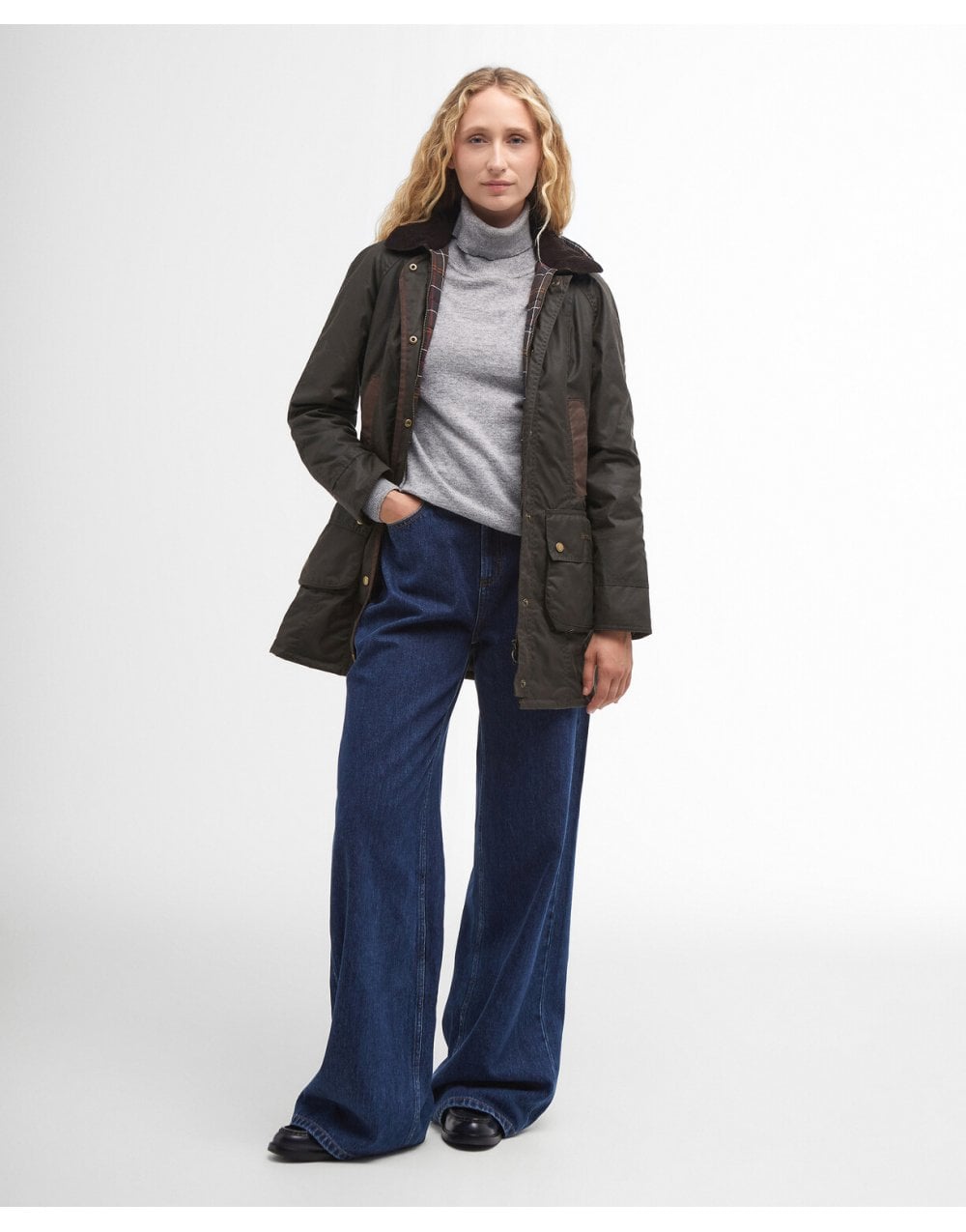 Young Ideas/Henmores - Bower Wax Jacket - OL71 Olive/Classic - 8