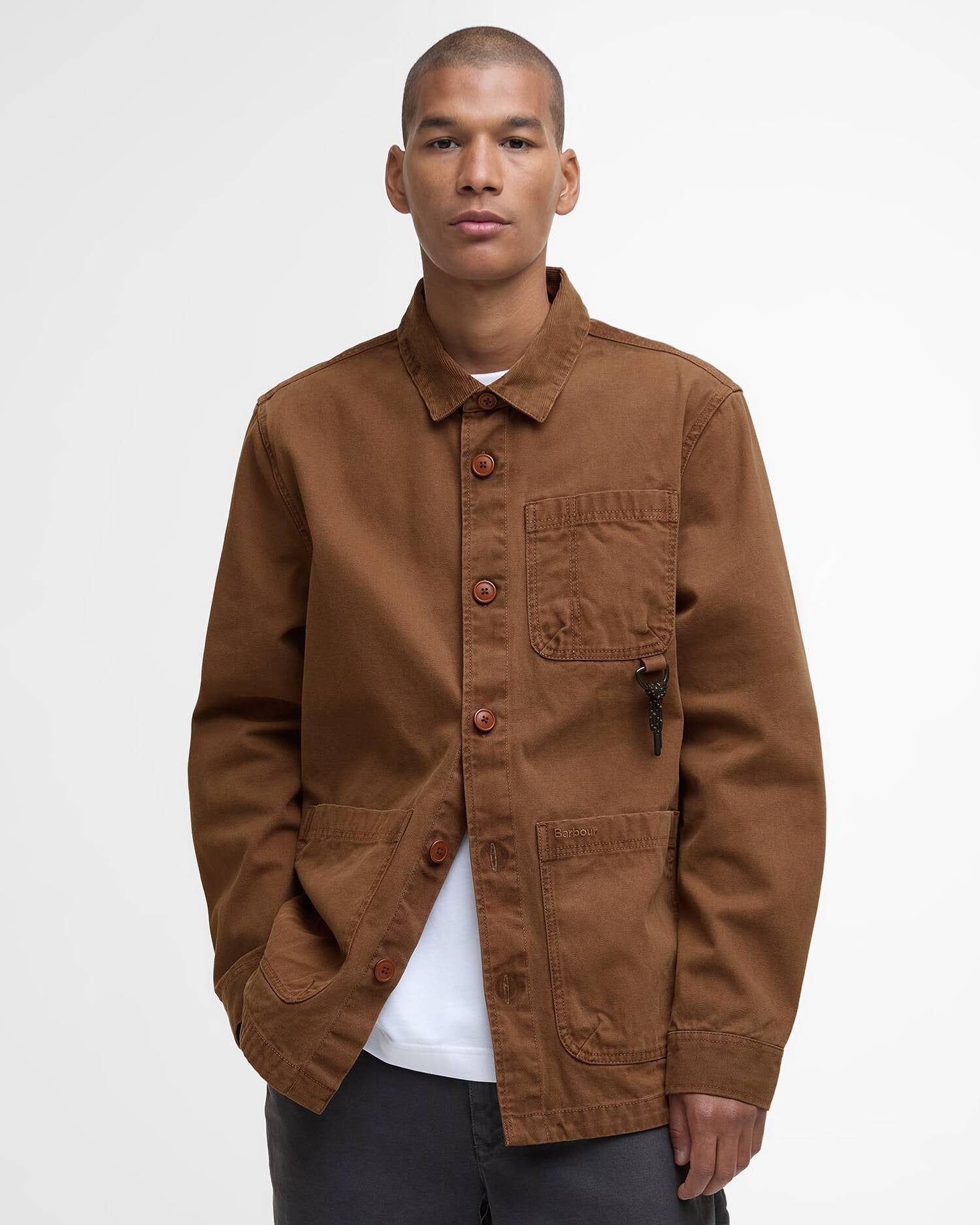 Young Ideas/Henmores - Bowland Garment Dyed Overshirt - Umber - M