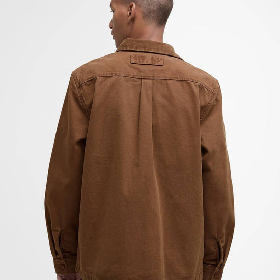 Young Ideas/Henmores - Bowland Garment Dyed Overshirt - Umber - M