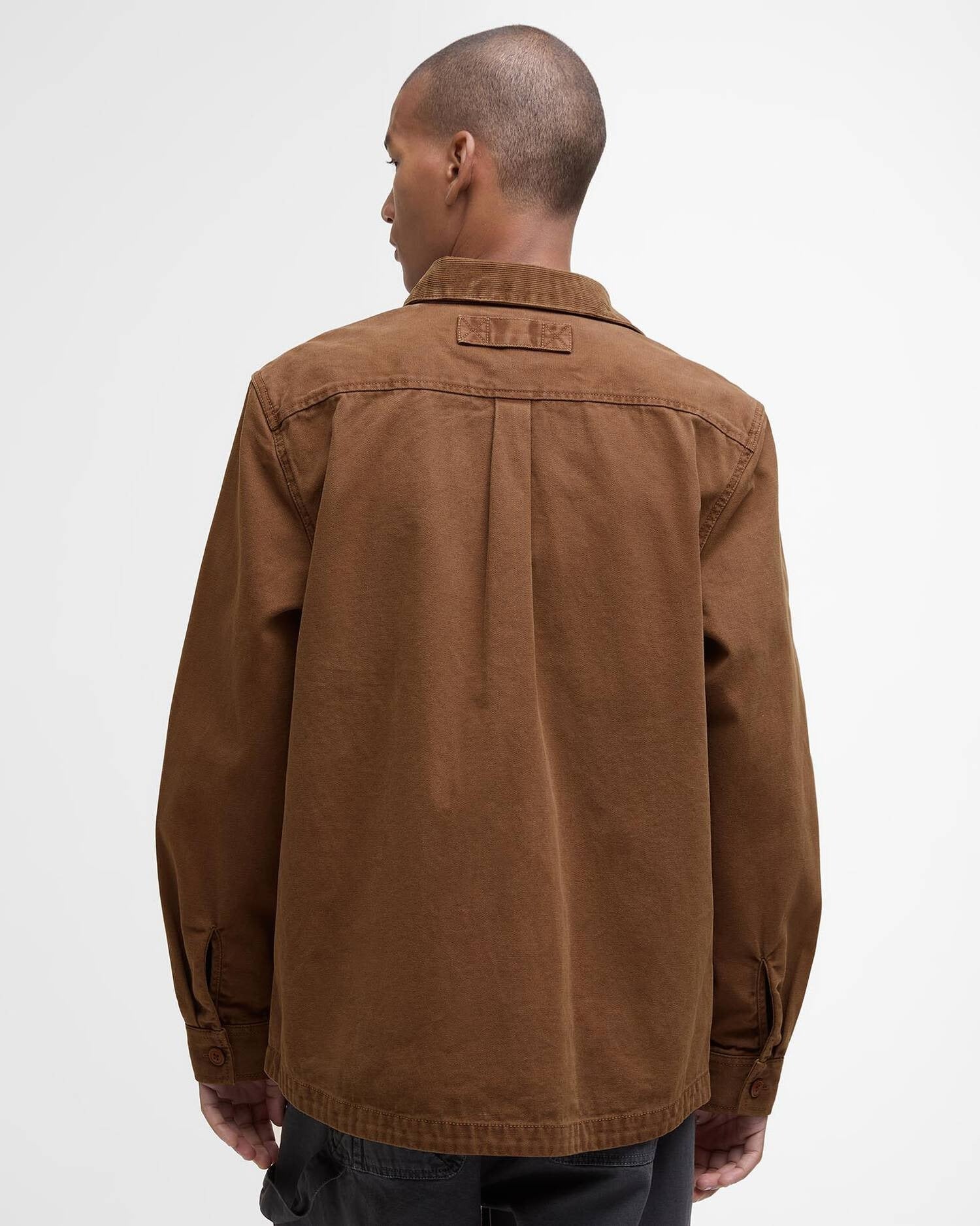 Young Ideas/Henmores - Bowland Garment Dyed Overshirt - Umber - M