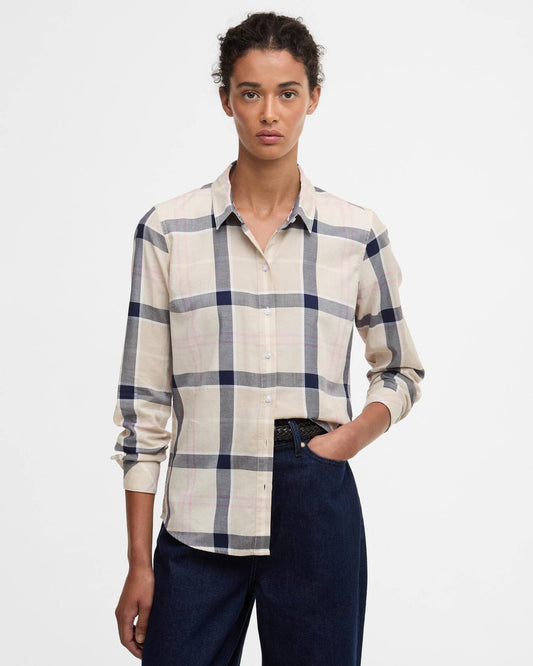 Young Ideas/Henmores - Bredon Check Shirt - PI55 Cherry Blossom Tartan - 8
