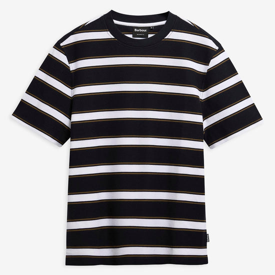 Young Ideas & Henmores - Browtop Striped Relaxed T-Shirt - NY74 Dark Navy - M