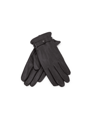 Young Ideas/Henmores - Burnished Leather Thinsulate Gloves - BK71 Black - XL