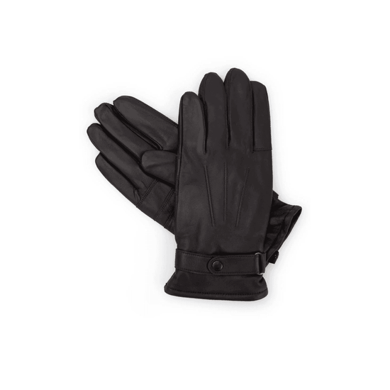 Young Ideas/Henmores - Burnished Leather Thinsulate Gloves - BK71 Black - XL