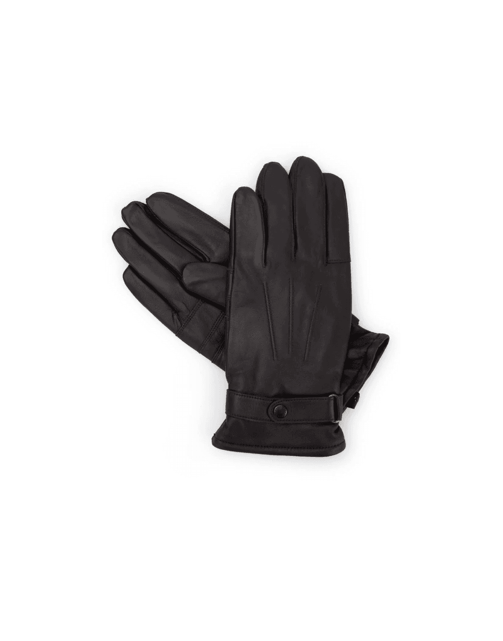 Young Ideas/Henmores - Burnished Leather Thinsulate Gloves - BK71 Black - XL