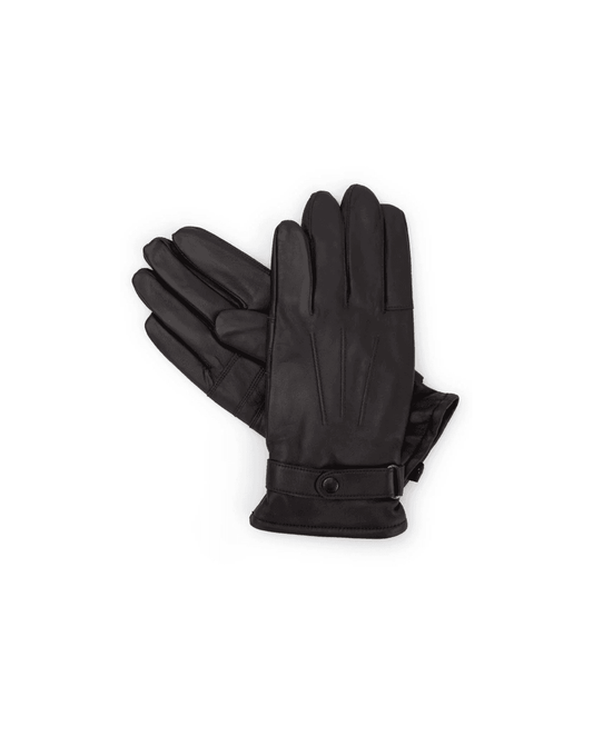 Young Ideas/Henmores - Burnished Leather Thinsulate Gloves - BK71 Black - XL