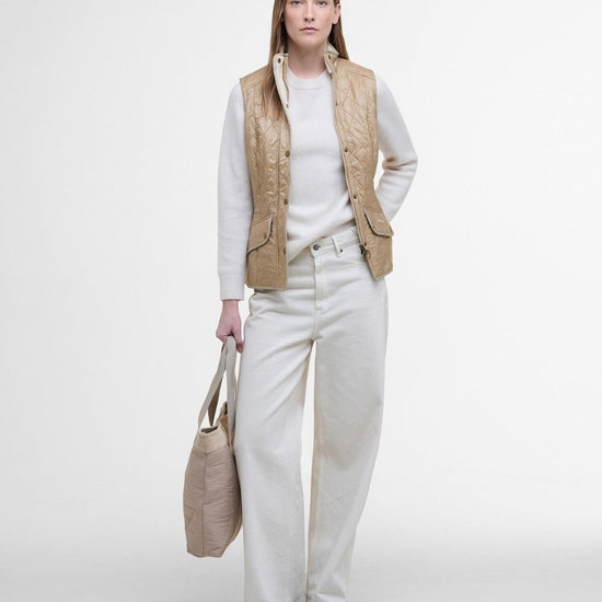 Young Ideas/Henmores - Cavalry Quilted Gilet - ST32 Light Fawn - 8