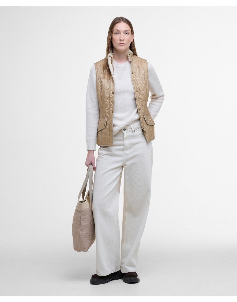 Young Ideas/Henmores - Cavalry Quilted Gilet - ST32 Light Fawn - 8