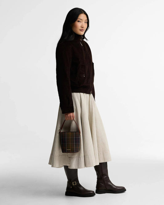 Young Ideas & Henmores -Cedar Mini Tartan Bucket Bag -TN11 Classic Tartan -OS