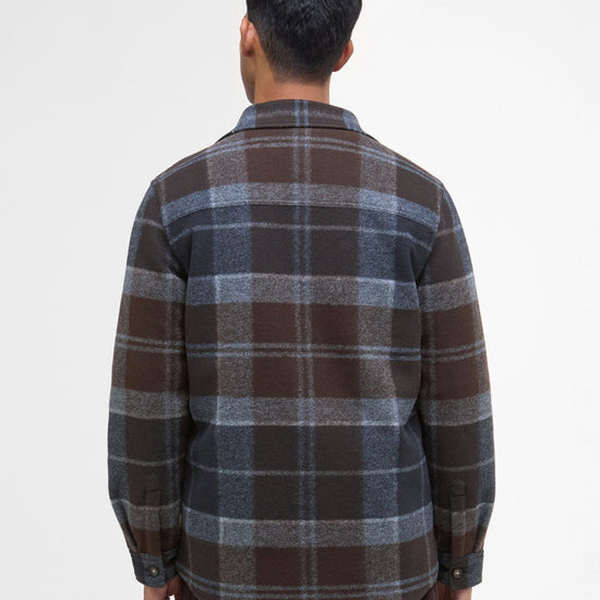 Young Ideas/Henmores - Chapter Tailored Check Overshirt - TN38 Midnight Oak Tartan - M