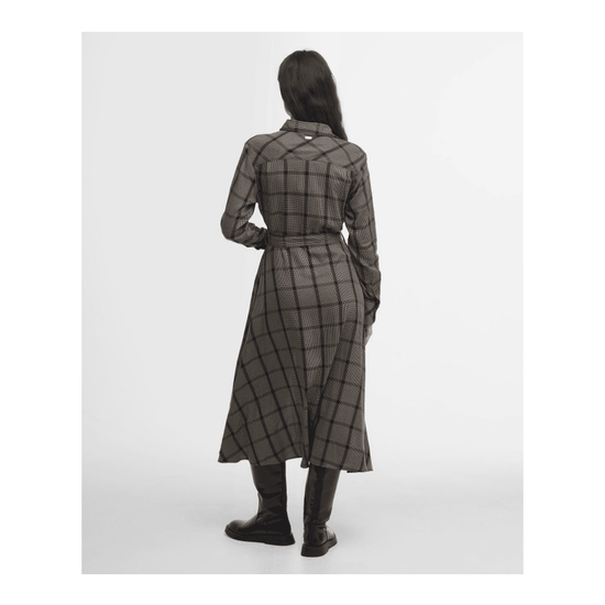 Young Ideas/Henmores - Claudia Check Maxi Dress - MI11 Multi - 8