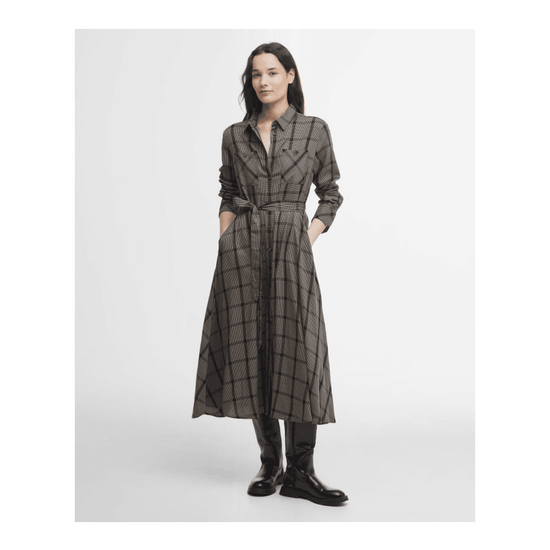 Young Ideas/Henmores - Claudia Check Maxi Dress - MI11 Multi - 8