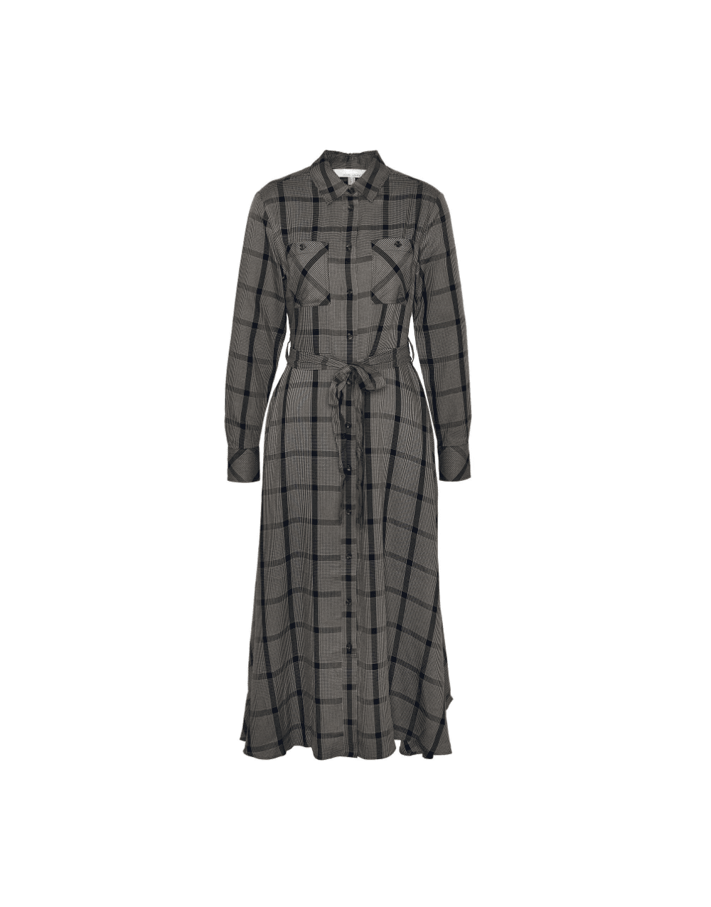 Young Ideas/Henmores - Claudia Check Maxi Dress - MI11 Multi - 8