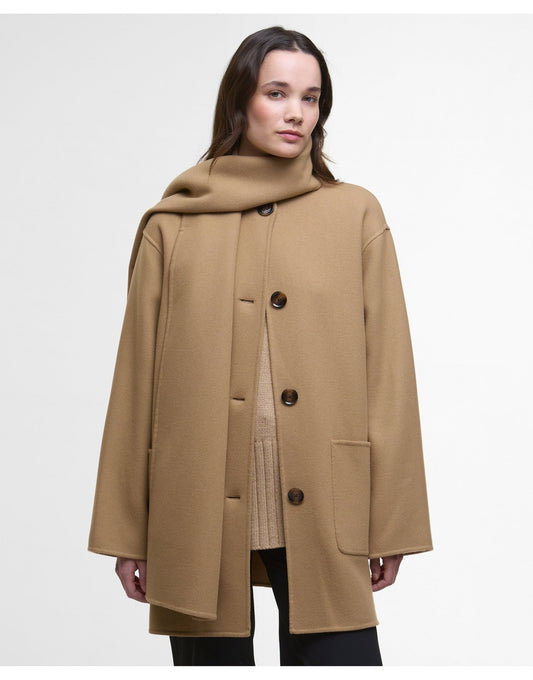 Young Ideas/Henmores - Clementine Wool Scarf Coat - CM51 Camel - 8