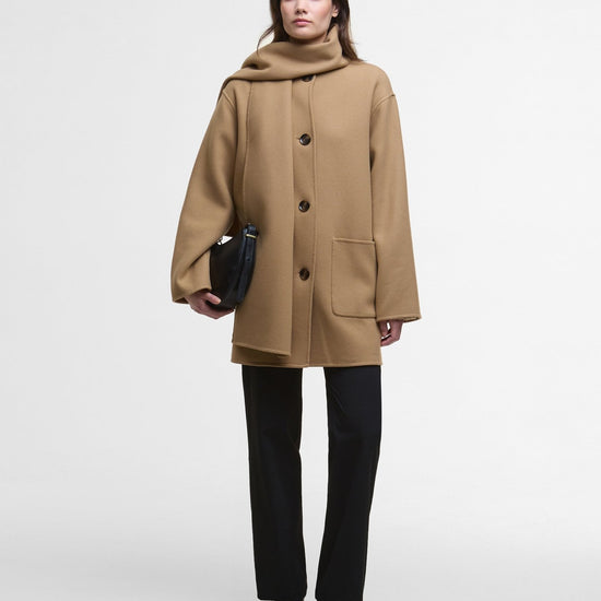 Young Ideas/Henmores - Clementine Wool Scarf Coat - CM51 Camel - 8