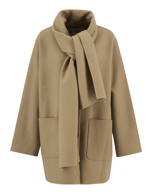 Young Ideas/Henmores - Clementine Wool Scarf Coat - CM51 Camel - 8